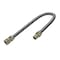 Flextron Gas Line Hose 5/8'' O.D. x 30'' Length 1/2" x 3/4" FIP Fittings, Stainless Steel Flexible Connector FTGC-SS12-30L - alternate 1